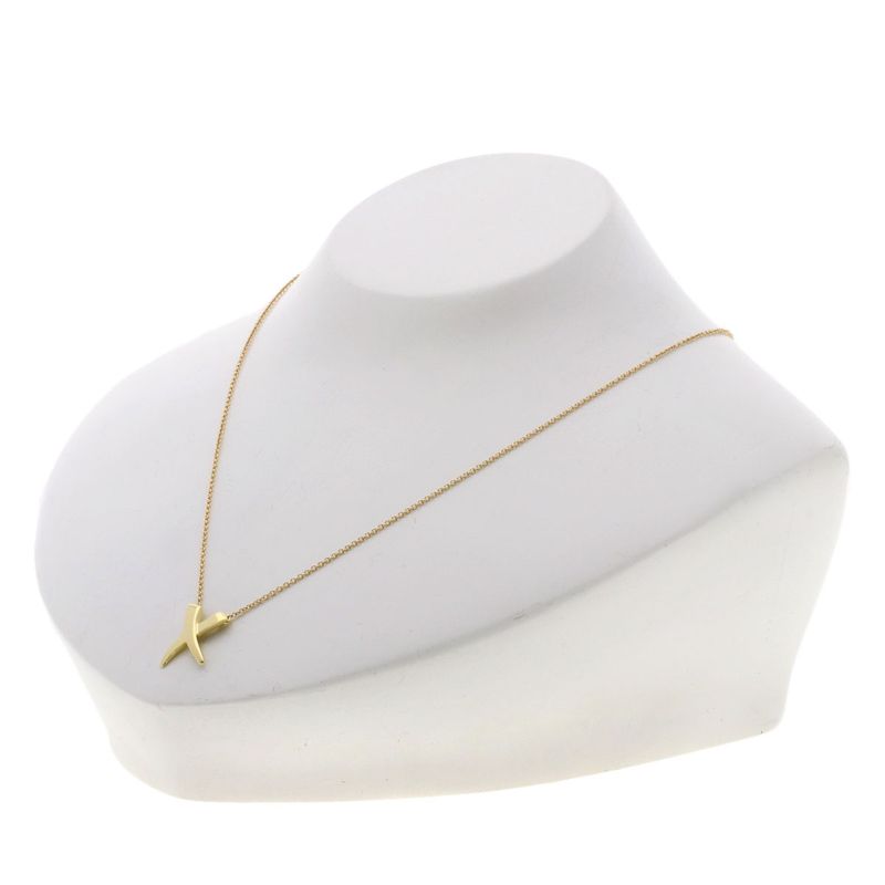 Tiffany & Co Kiss Necklace 18K Yellow Gold