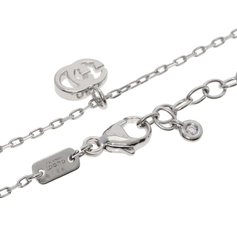 Gucci Double Necklace 18K White Gold