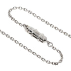 Cartier C Heart Necklace 18K White Gold
