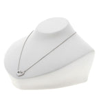 Cartier C Heart Necklace 18K White Gold