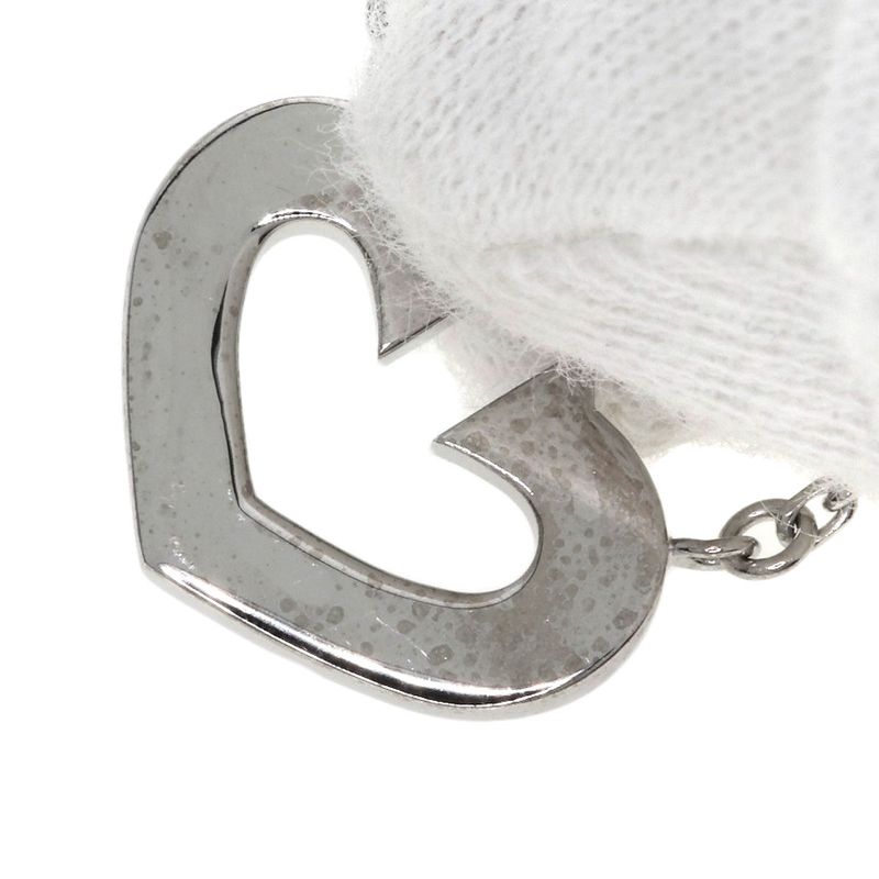 Cartier C Heart Necklace 18K White Gold