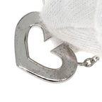 Cartier C Heart Necklace 18K White Gold
