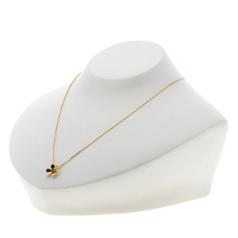 Van Cleef & Arpels Frivole Emerald Mini Necklace