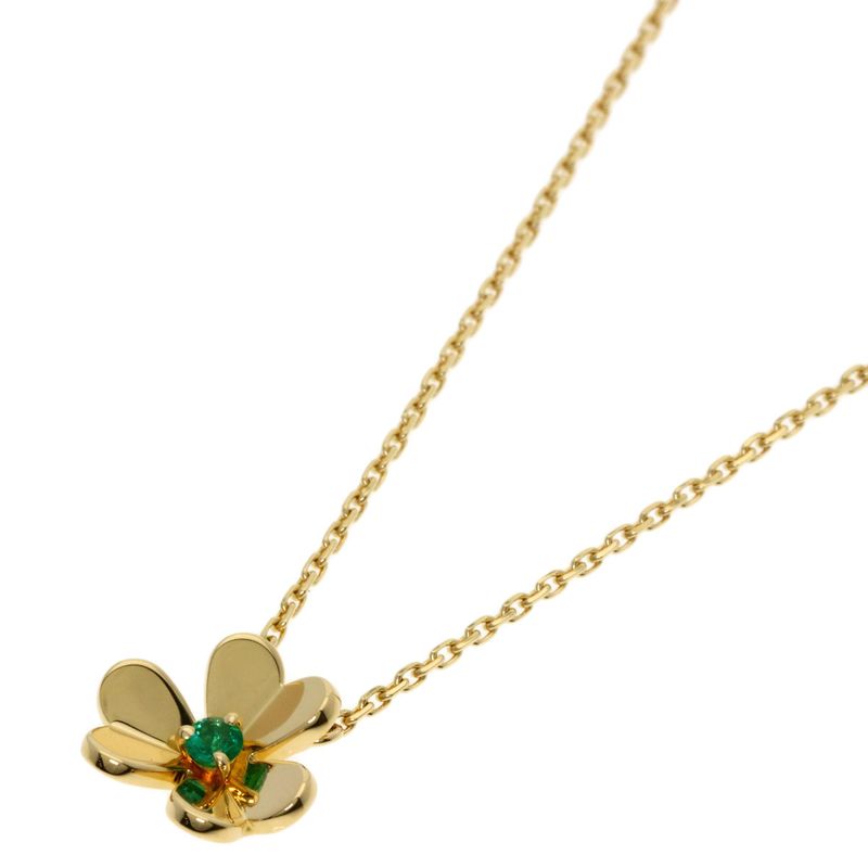 Van Cleef & Arpels Frivole Emerald Mini Necklace