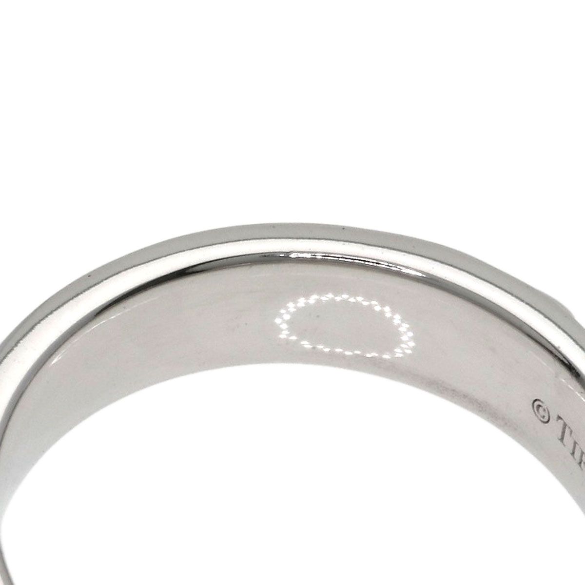 Tiffany & Co Ttwo Narrow Pave Diamond Ring 18K White Gold