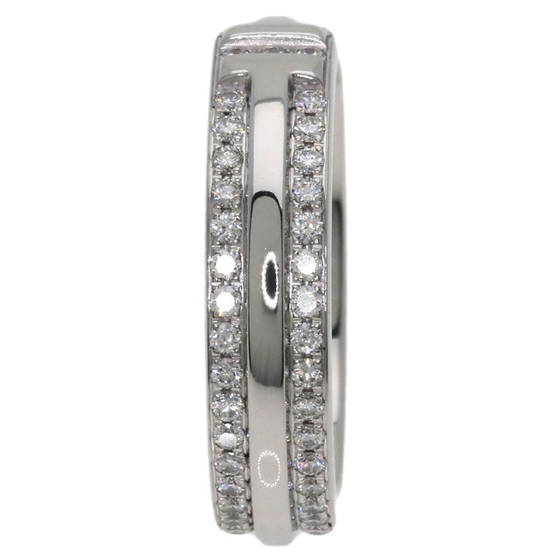 Tiffany & Co Ttwo Narrow Pave Diamond Ring 18K White Gold