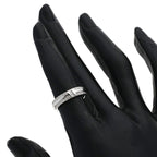 Tiffany & Co Ttwo Narrow Pave Diamond Ring 18K White Gold