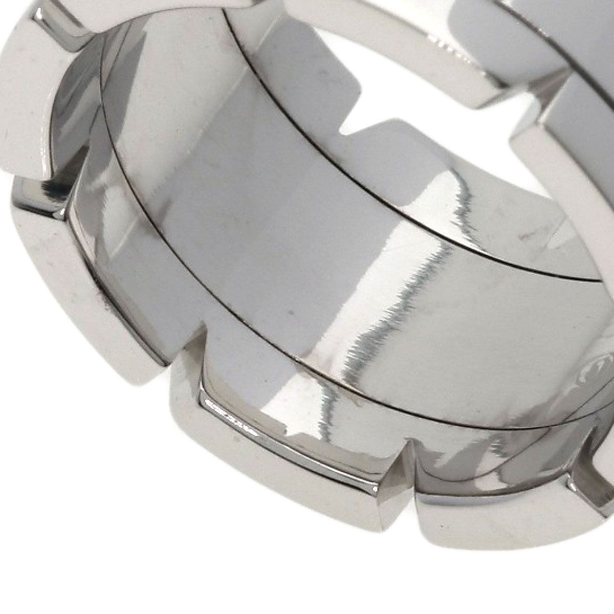 Cartier Tank Francaise LM Diamond 48 Ring 18K White Gold