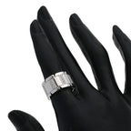 Cartier Tank Francaise LM Diamond 48 Ring 18K White Gold