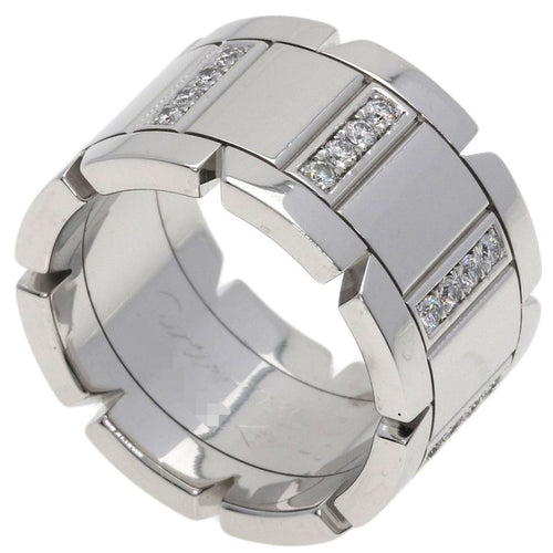 Cartier Tank Francaise LM Diamond 48 Ring 18K White Gold