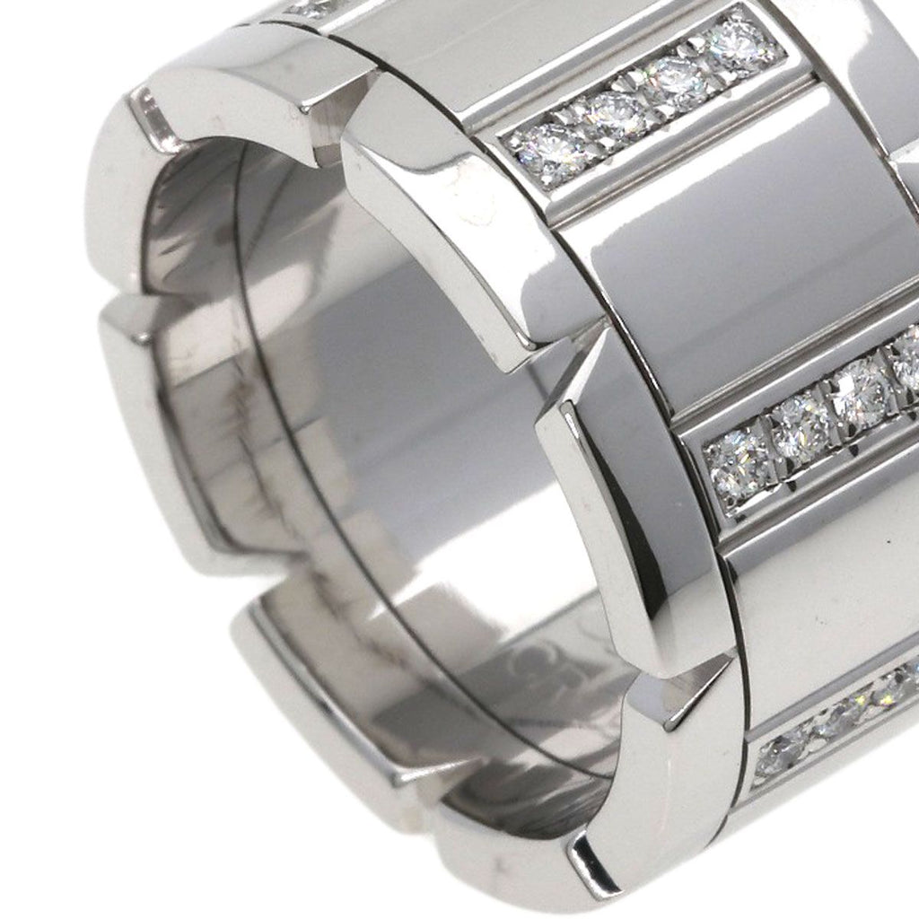 Cartier Tank Francaise LM Diamond 48 Ring 18K White Gold