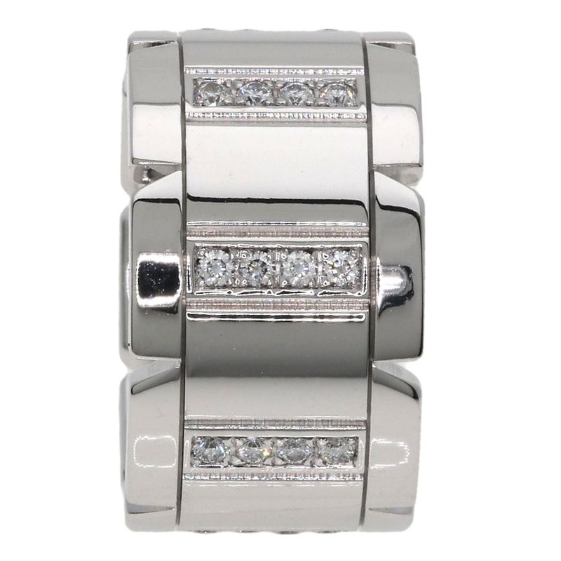 Cartier Tank Francaise LM Diamond 48 Ring 18K White Gold