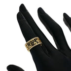 Chanel Camellia Diamond 46 Ring 18K Yellow Gold