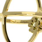 Gucci GG Running Diamond Ring 18K Yellow Gold