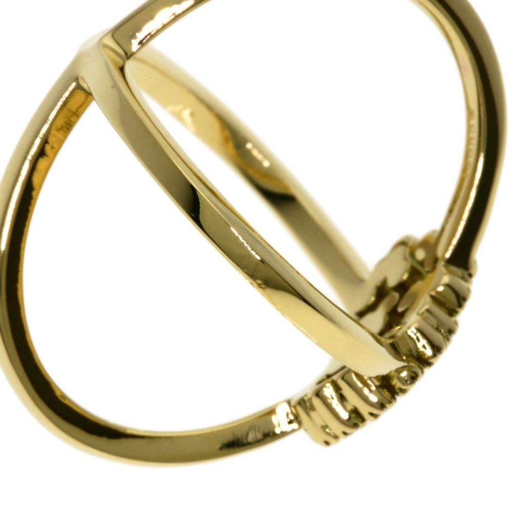 Gucci GG Running Diamond Ring 18K Yellow Gold