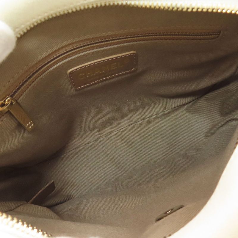 Chanel Quilted CC Logo Gold Shoulder Bag
