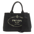 Prada Canapa Mini 2-Way Handbag Canvas