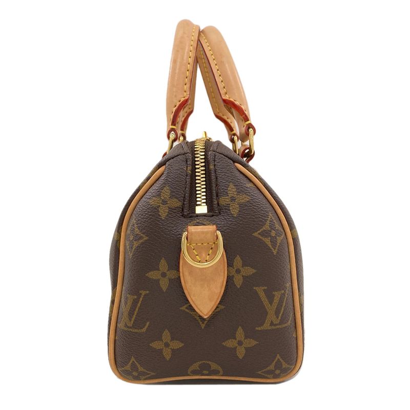 Louis Vuitton Speedy Bandouliere 20 Handbag Monogram Canvas Monogram Brown
