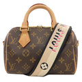 Louis Vuitton Speedy Bandouliere 20 Handbag Monogram Canvas Monogram Brown