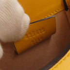 Gucci Horsebit Shoulder Bag Leather Yellow Yellow