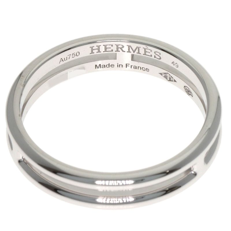 Hermes Arianne 49 Ring 18K White Gold