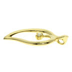 Tiffany & Co Leaf Diamond Pendant Top 18K Yellow Gold