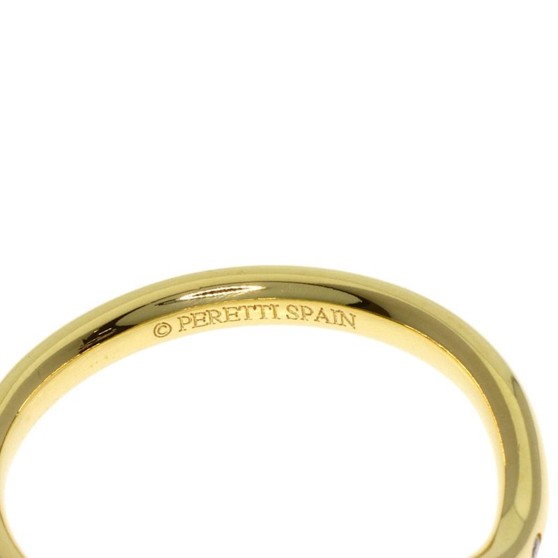 Tiffany & Co T Cube Ring Diamond 18K Yellow Gold