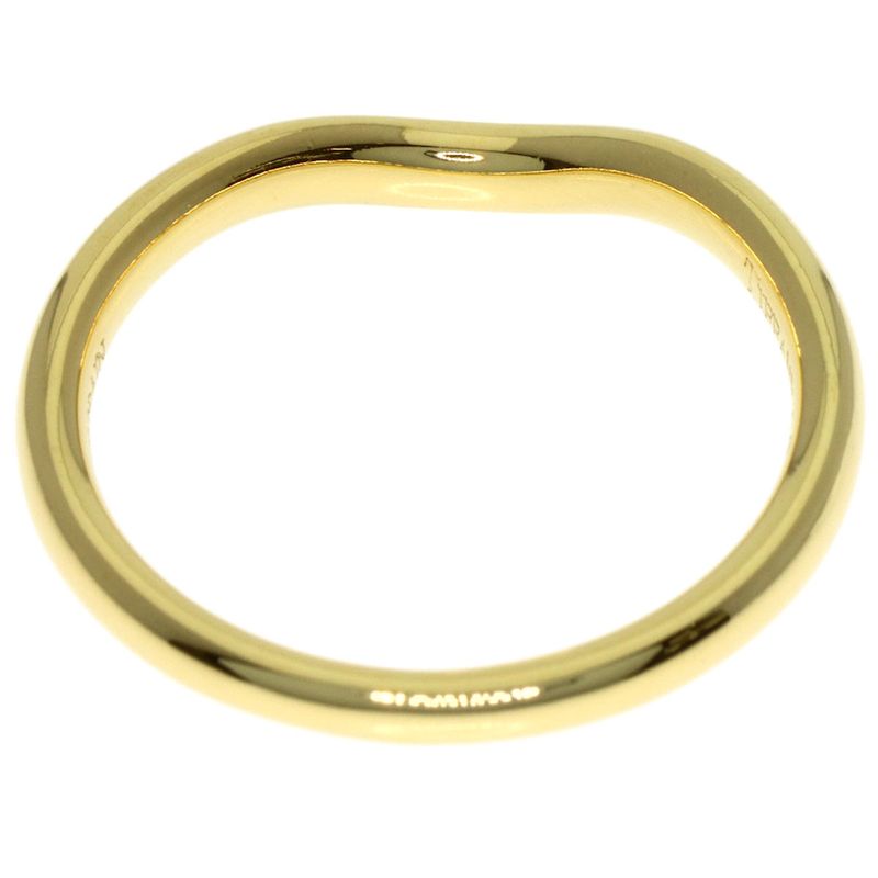 Tiffany & Co T Cube Ring Diamond 18K Yellow Gold