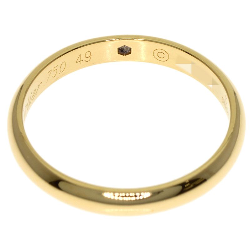 Cartier Wedding Diamond 49 Ring 18K Yellow Gold