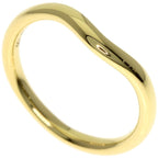 Tiffany & Co T Cube Band Ring 18K Yellow Gold