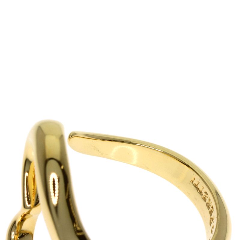 Tiffany & Co Open Heart Ring 18K Yellow Gold