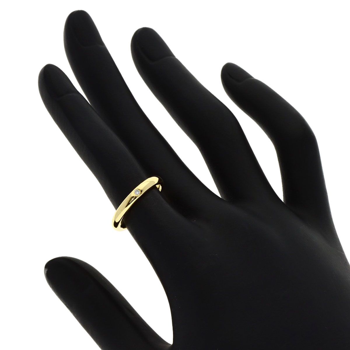 Tiffany & Co Wedding Diamond Ring 18K Yellow Gold