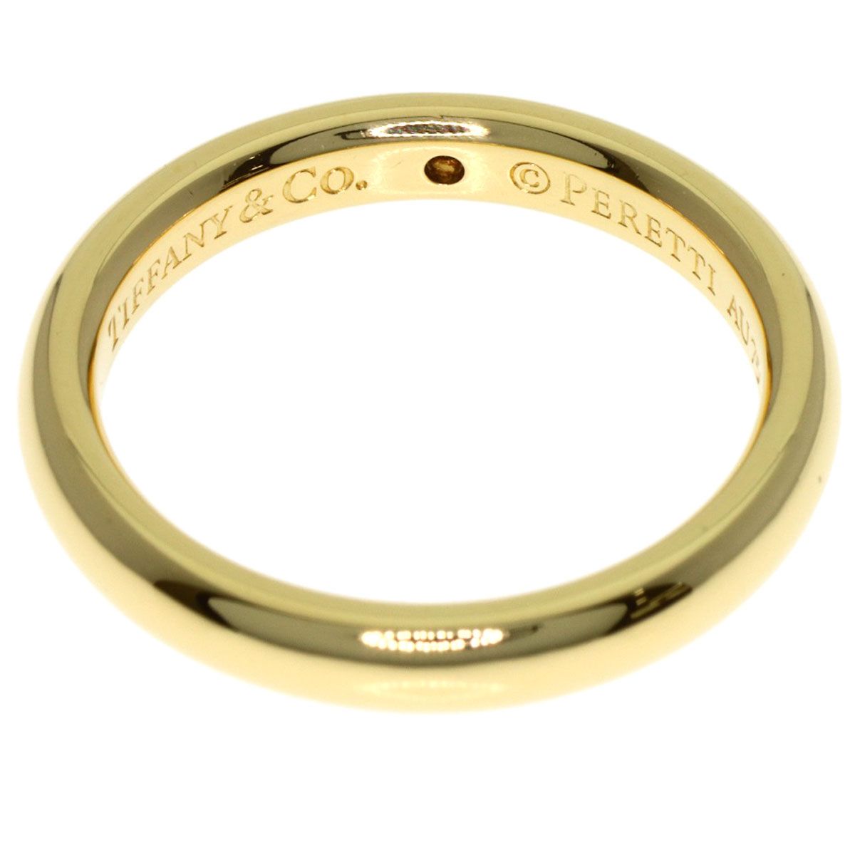 Tiffany & Co Wedding Diamond Ring 18K Yellow Gold