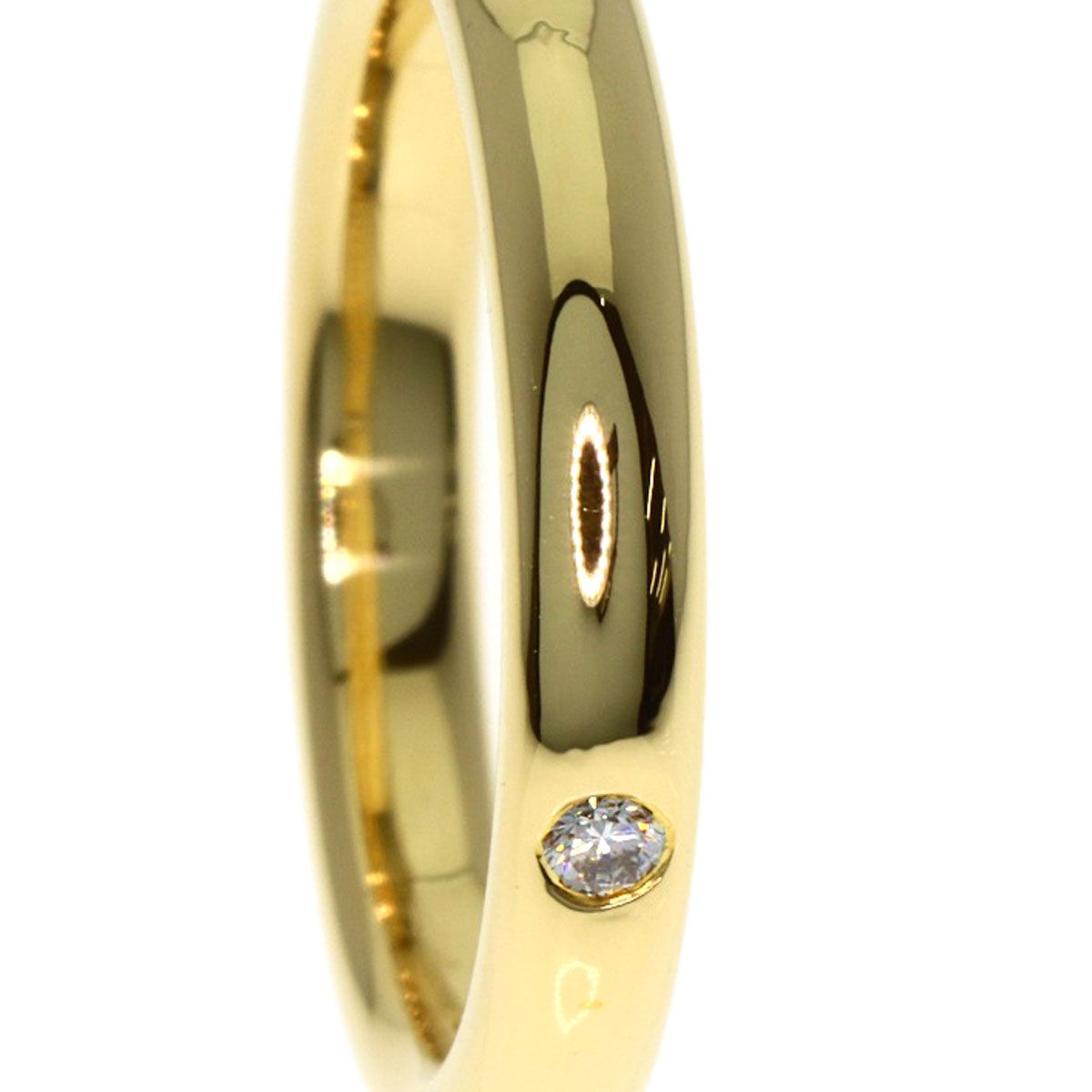 Tiffany & Co Wedding Diamond Ring 18K Yellow Gold