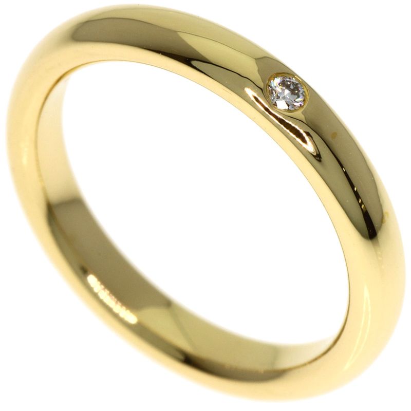 Tiffany & Co Wedding Diamond Ring 18K Yellow Gold