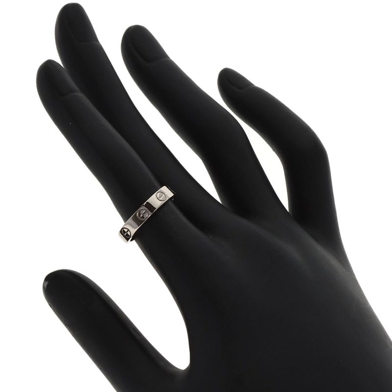 Cartier Mini Love Ring 48 18K White Gold