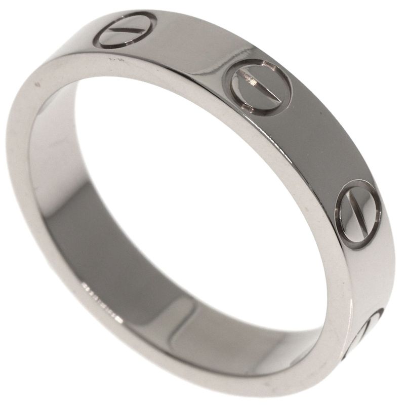 Cartier Mini Love Ring 48 18K White Gold