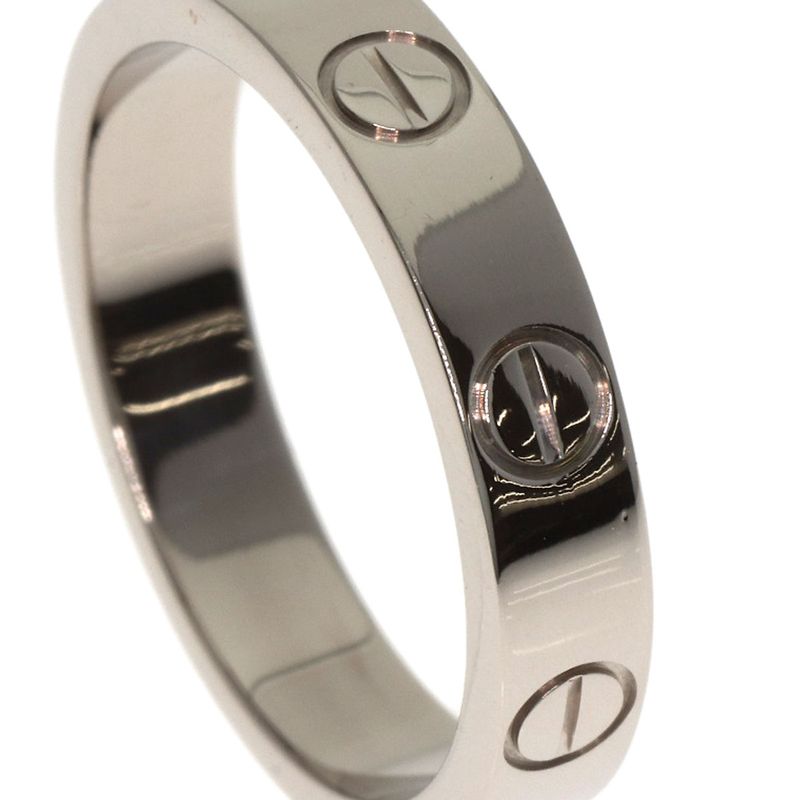 Cartier Mini Love Ring 48 18K White Gold