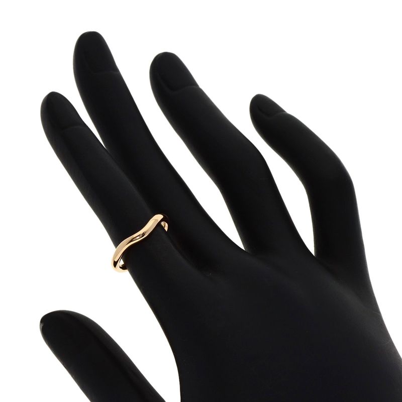 Tiffany & Co T Cube Band Ring 18K Pink Gold