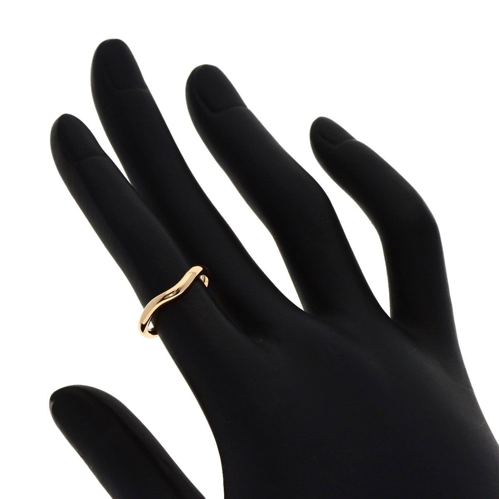 Tiffany & Co T Cube Band Ring 18K Pink Gold