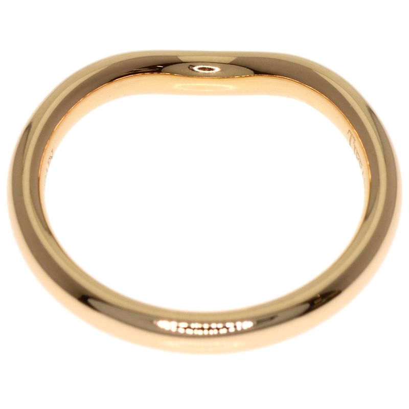 Tiffany & Co T Cube Band Ring 18K Pink Gold