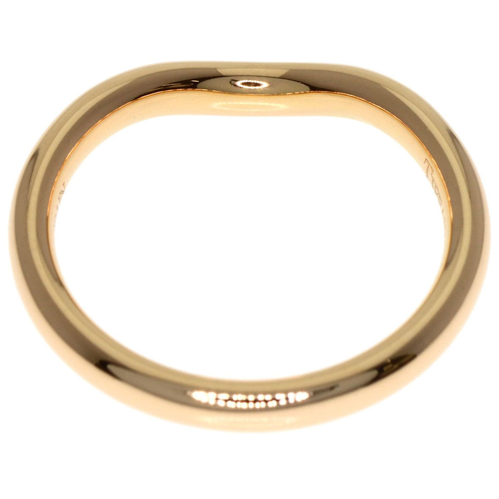 Tiffany & Co T Cube Band Ring 18K Pink Gold