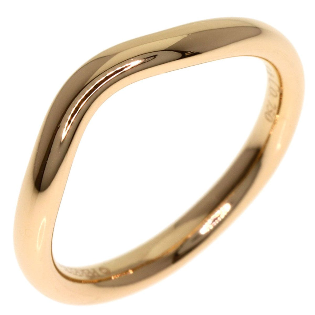 Tiffany & Co T Cube Band Ring 18K Pink Gold