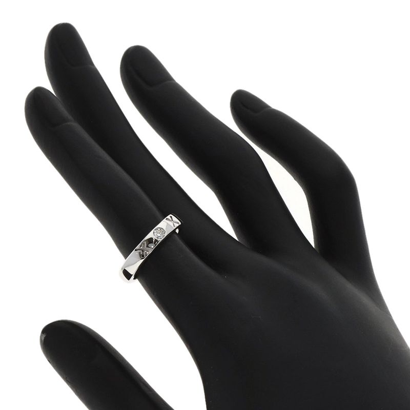 Tiffany & Co Kiss Xox Diamond Ring 18K White Gold