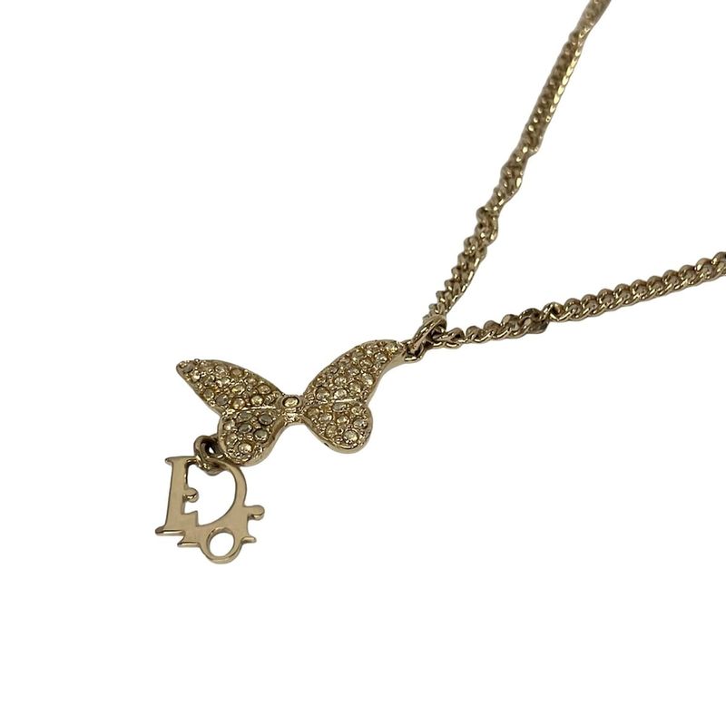 Dior Necklace Pink Gold