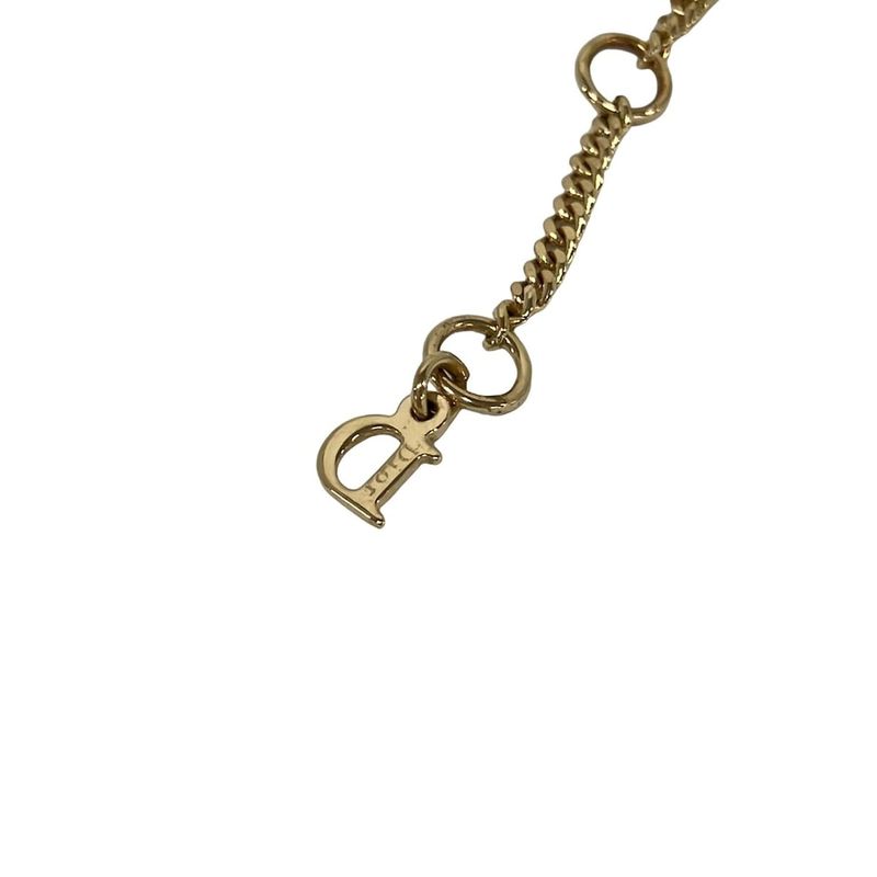 Dior Necklace Pink Gold