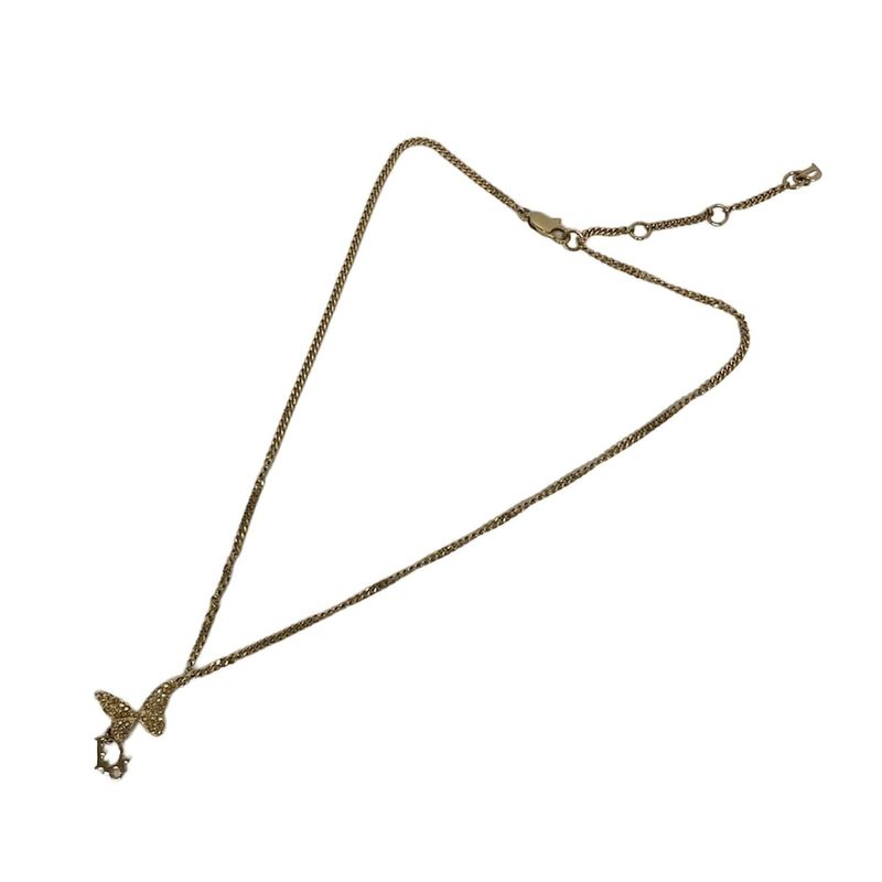 Dior Necklace Pink Gold