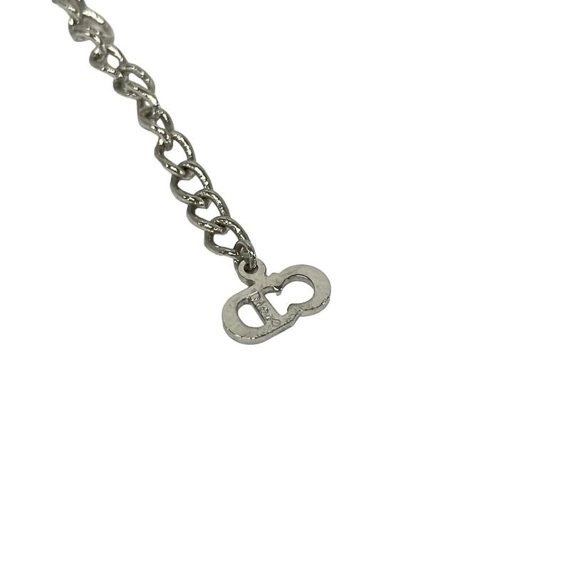 Dior Necklace Silver Padlock