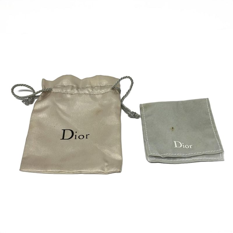 Dior Necklace Silver Padlock