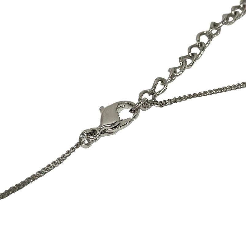 Dior Necklace Silver Padlock